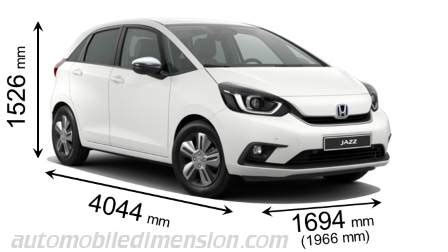 honda jazz 2020 dimensions.